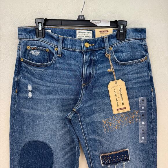 LUCKY BRAND X YELLOWSTONE WOMEN'S 8/29R TEETER WASH EASY RIDER FIT - Picture 2 of 9